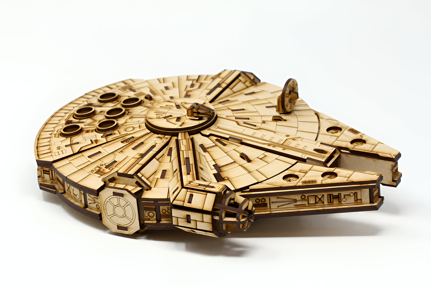 DIY 3D Wooden Spacecraft Puzzle Kit – Set of 4 | 3mm MDF Laser Cut | Self-Assembly Model Set