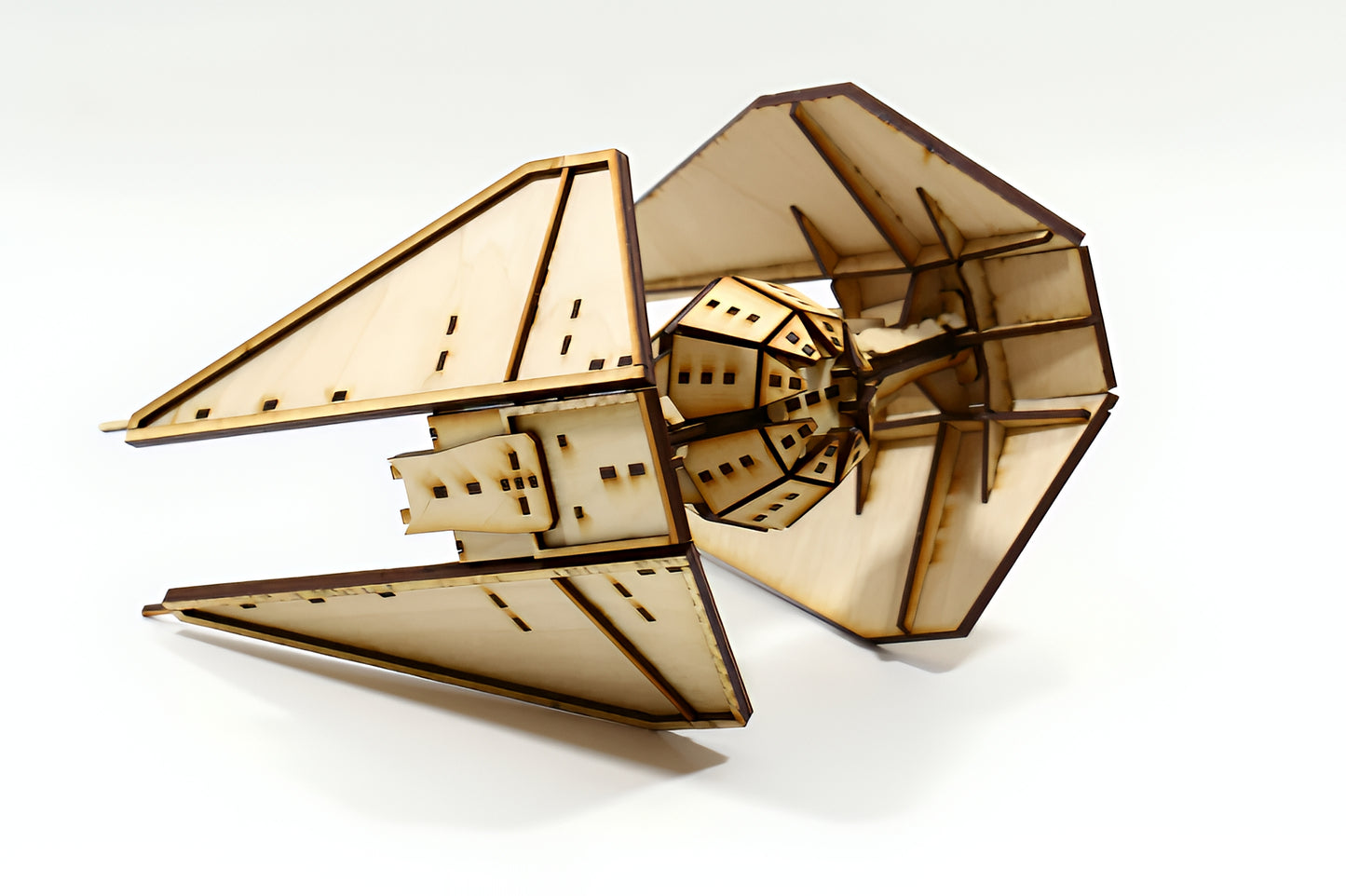 DIY 3D Wooden Spacecraft Puzzle Kit – Set of 4 | 3mm MDF Laser Cut | Self-Assembly Model Set