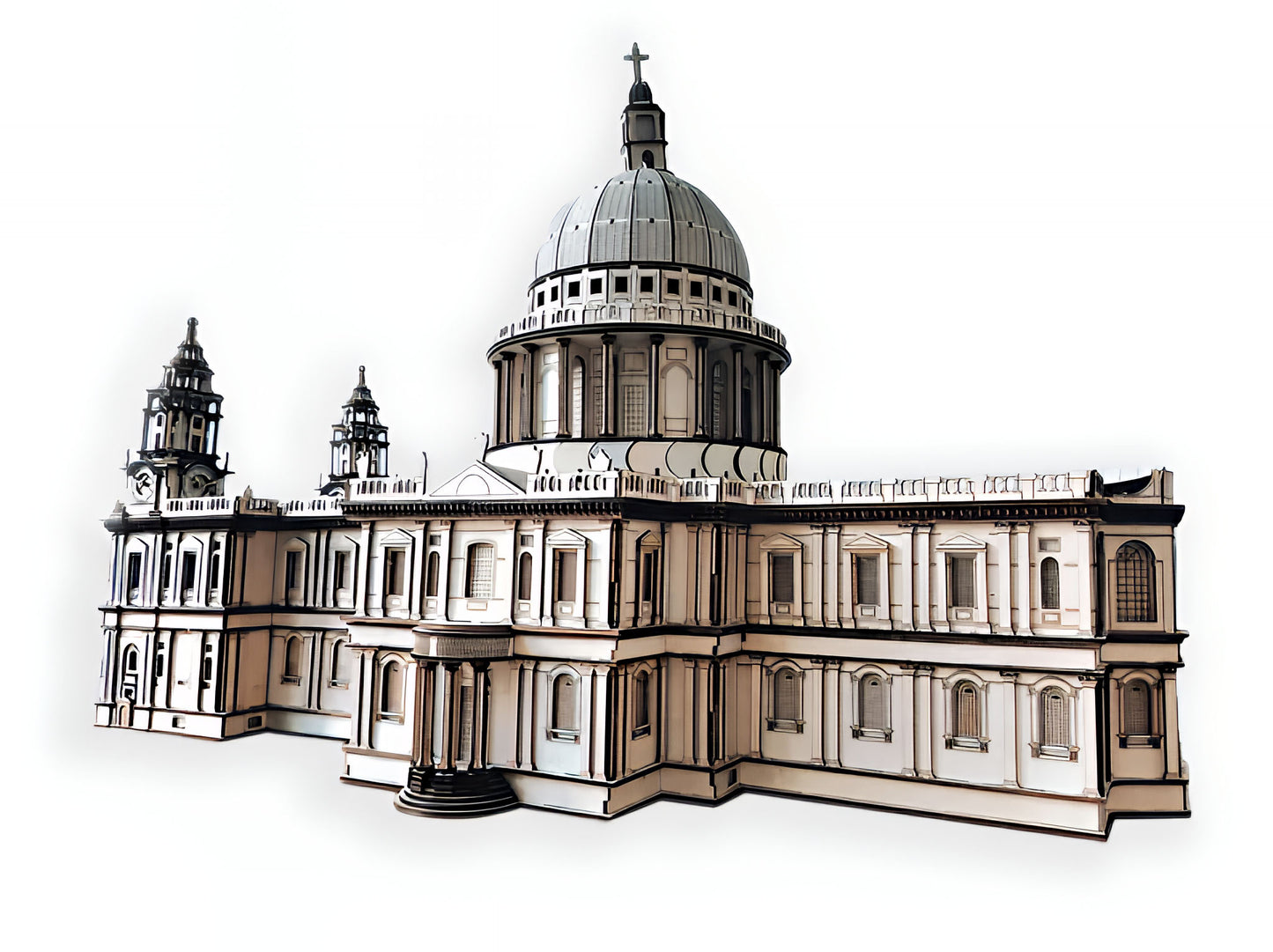 DIY St. Paul's Cathedral Model Kit - London Icons