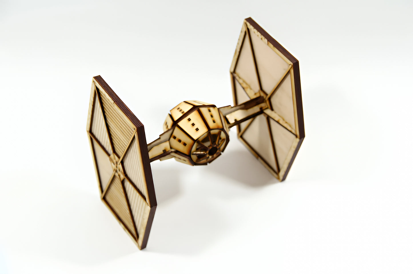 DIY 3D Wooden Spacecraft Puzzle Kit – Set of 4 | 3mm MDF Laser Cut | Self-Assembly Model Set
