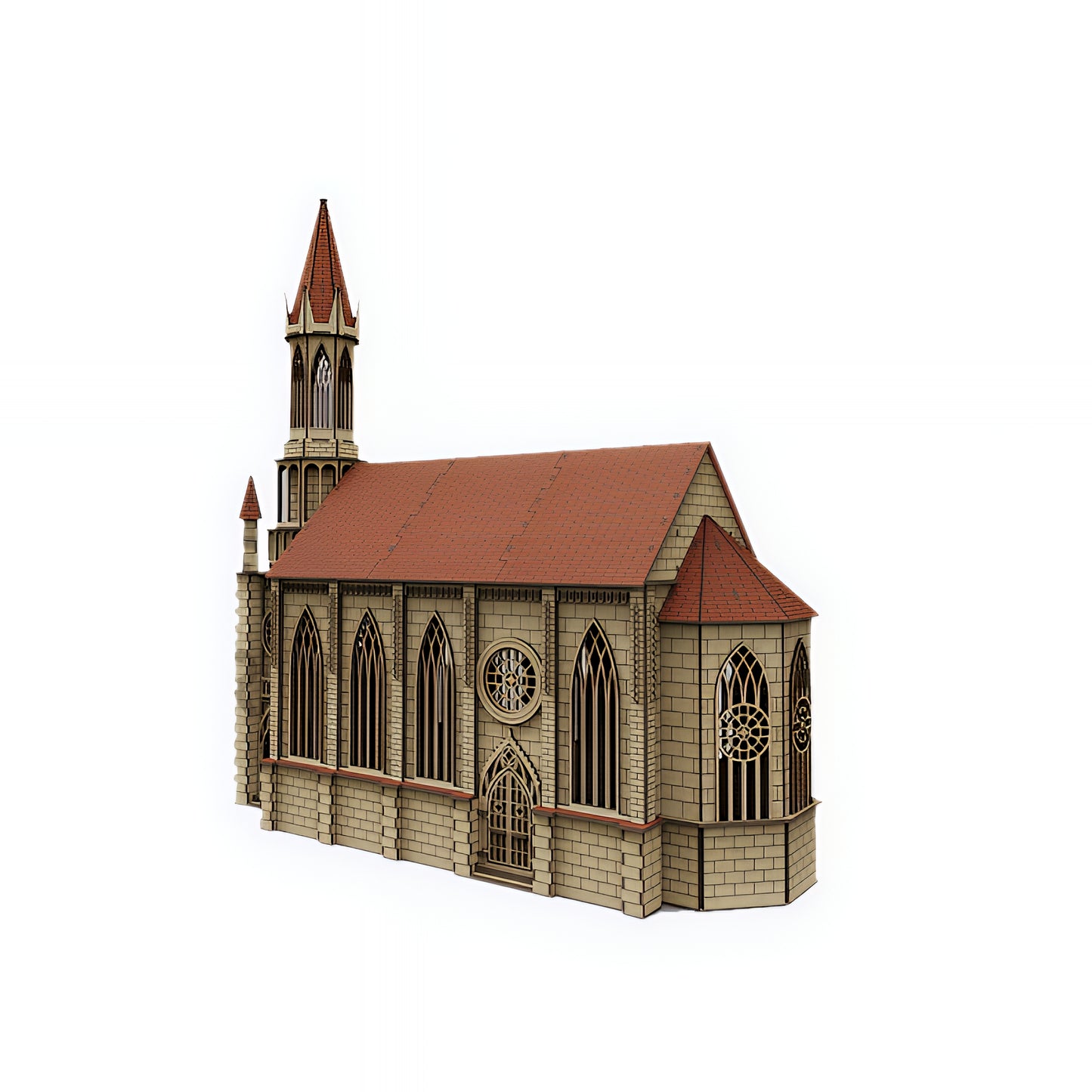 DIY Gothic Church Architecture Puzzle – Intricate 3D Wooden Model Kit
