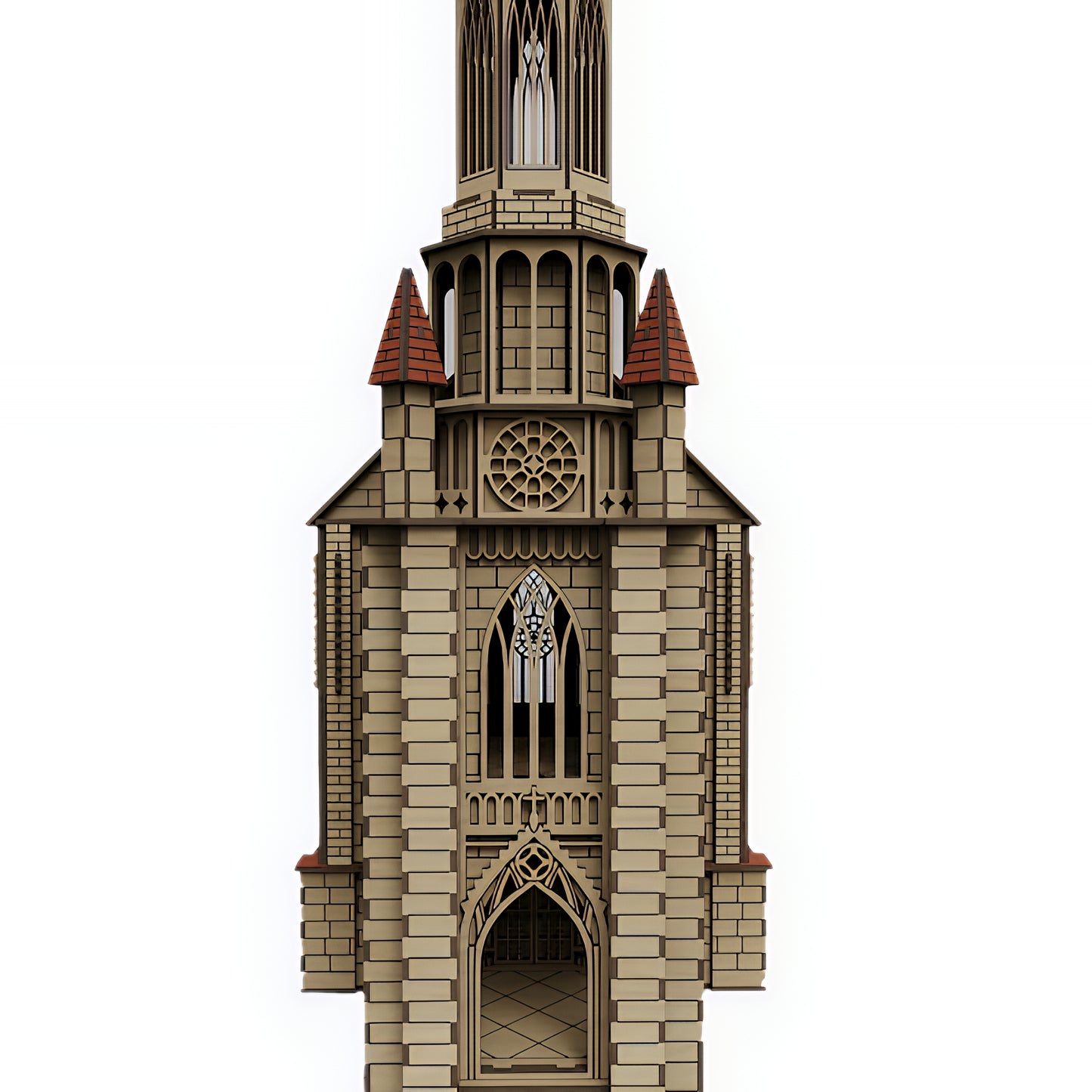 DIY Gothic Church Architecture Puzzle – Intricate 3D Wooden Model Kit