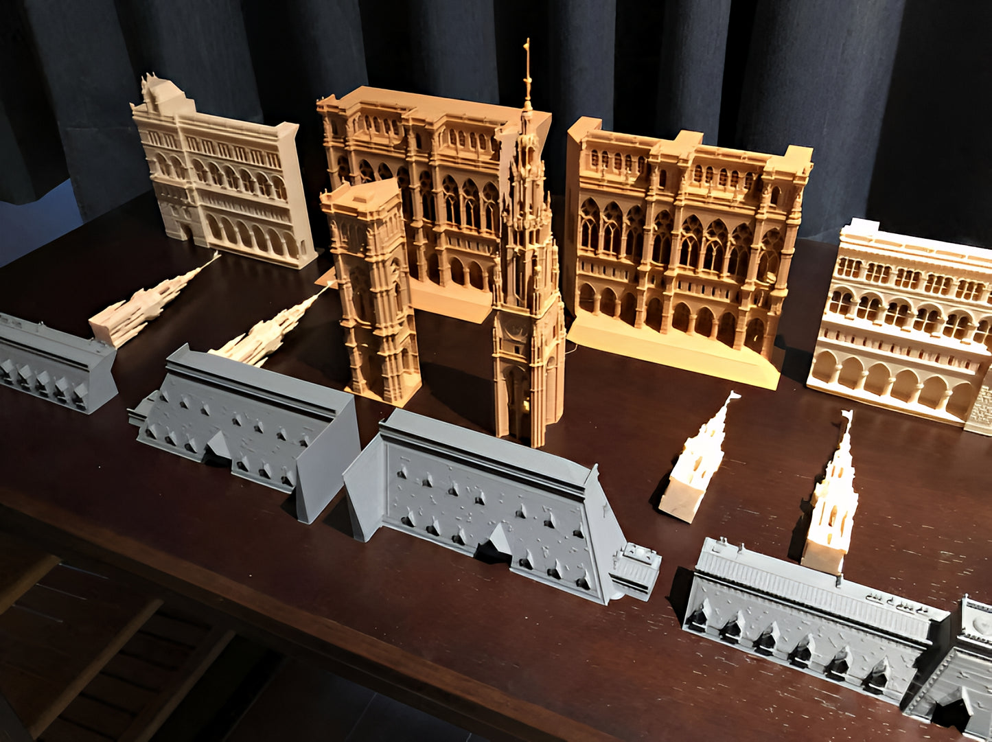 DIY Vienna Gothic City Hall Model Kit – Iconic Landmark 3D Wooden Puzzle