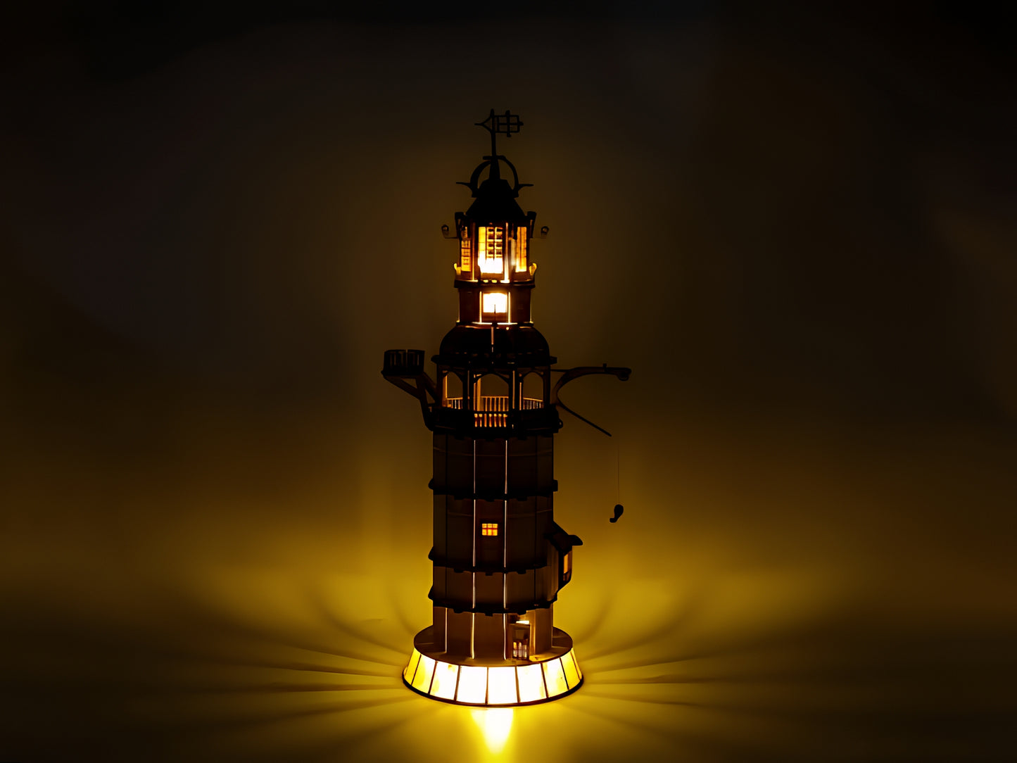DIY Eddystone Lighthouse Model Kit – 3D Laser-Cut Wooden Puzzle