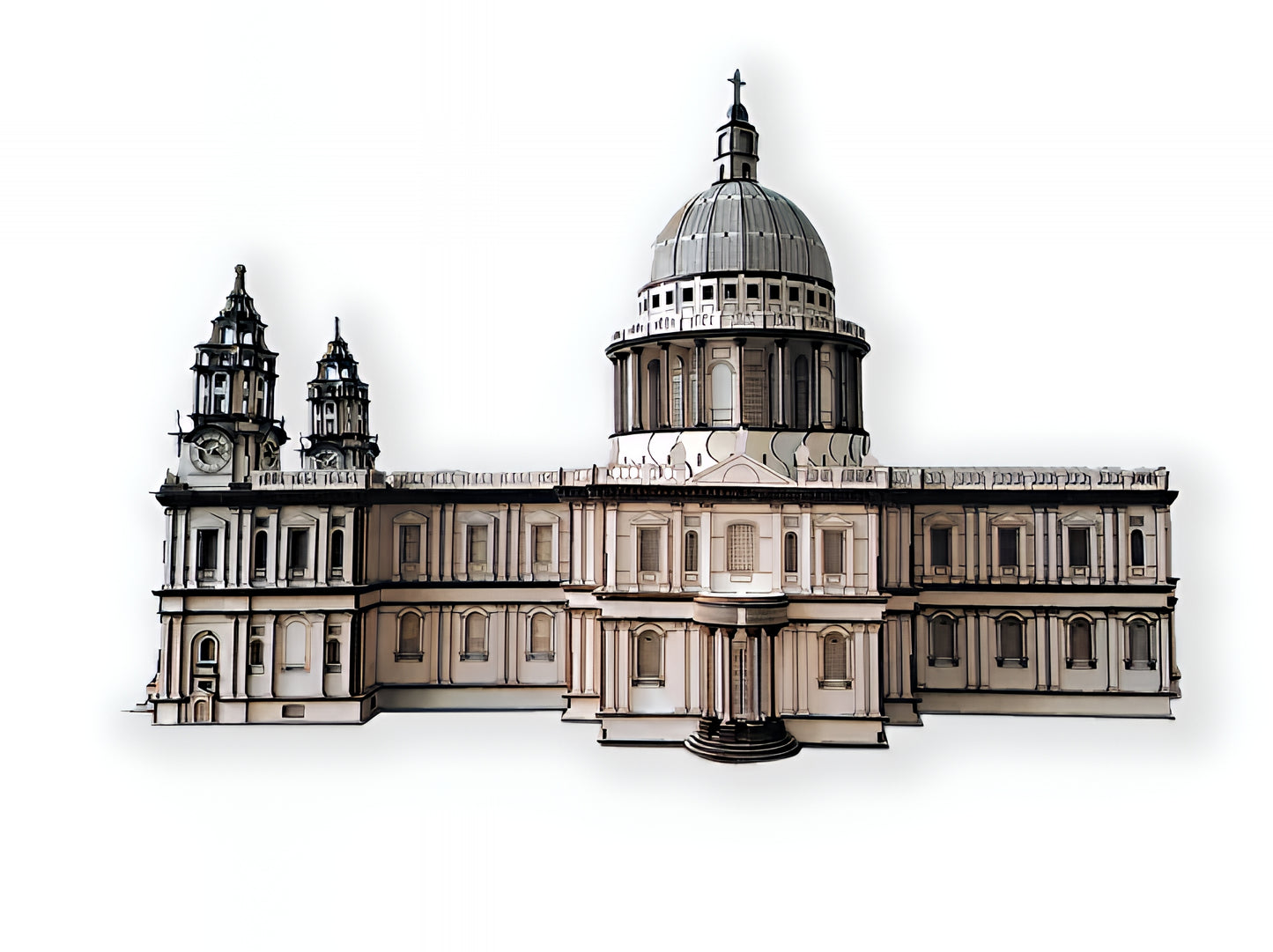DIY St. Paul's Cathedral Model Kit - London Icons
