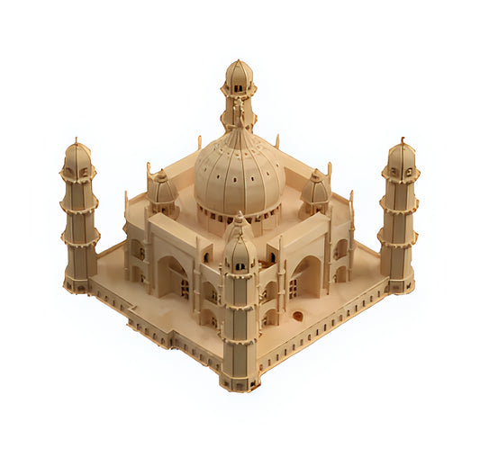 Taj Mahal 3D Wooden Puzzle – DIY Laser-Cut Architectural Model Kit